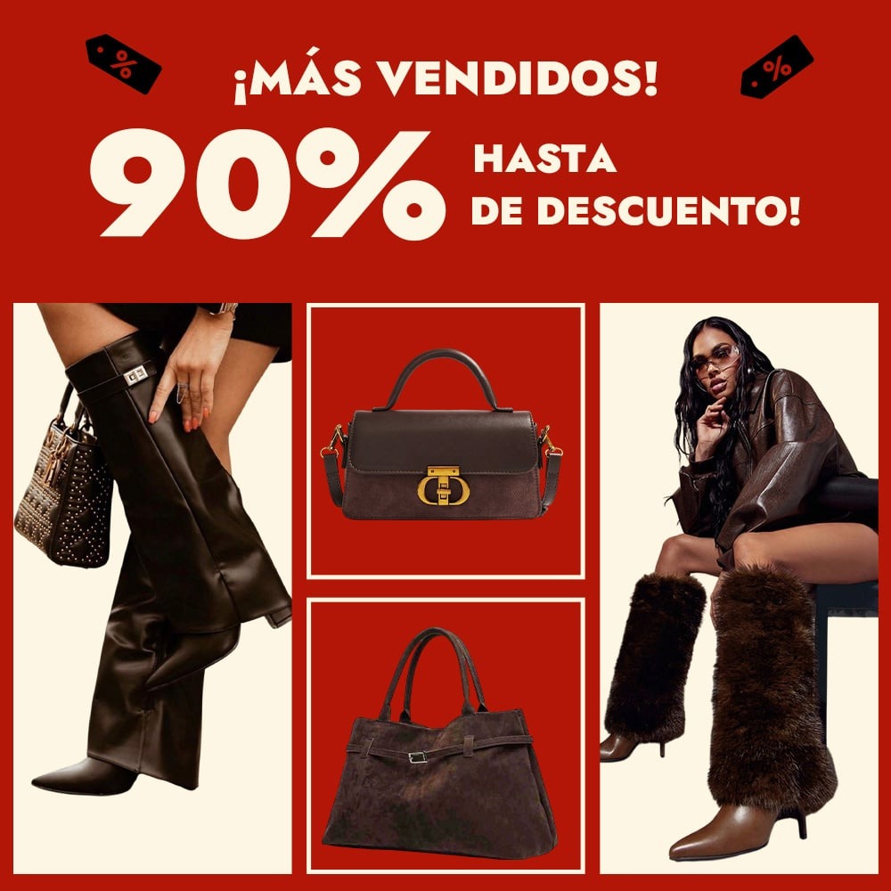 Selección Top Ventas en bolsos y zapatos de SHEIN al 90%