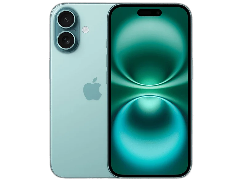Apple iPhone 16, Verde azulado, 128 GB, 5G, 6.1 " OLED Super Retina XDR, Chip A18 Bionic, iOS