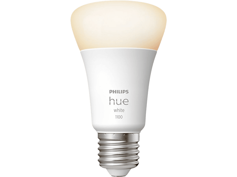 Bombilla Inteligente - Philips Hue LED E27 8W, 1055 lm, Blanco Cálido, Zigbee+Bluetooth, Compatible Con Alexa, Google, AppleHomekit