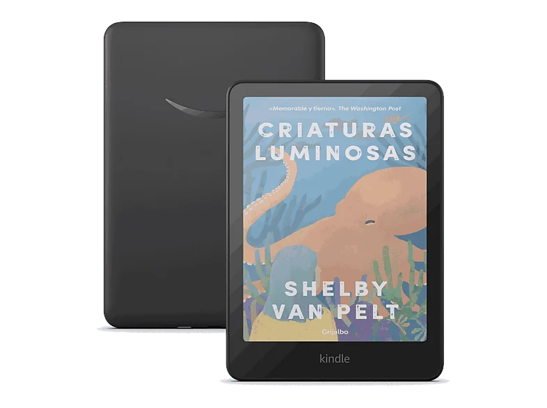 REACONDICIONADO Seminuevo Bueno eBook - Amazon Kindle Colorsoft, 7.05", 16 GB Capacidad, 150ppi a color, Luz cálida ajustable, USB-C, Negro