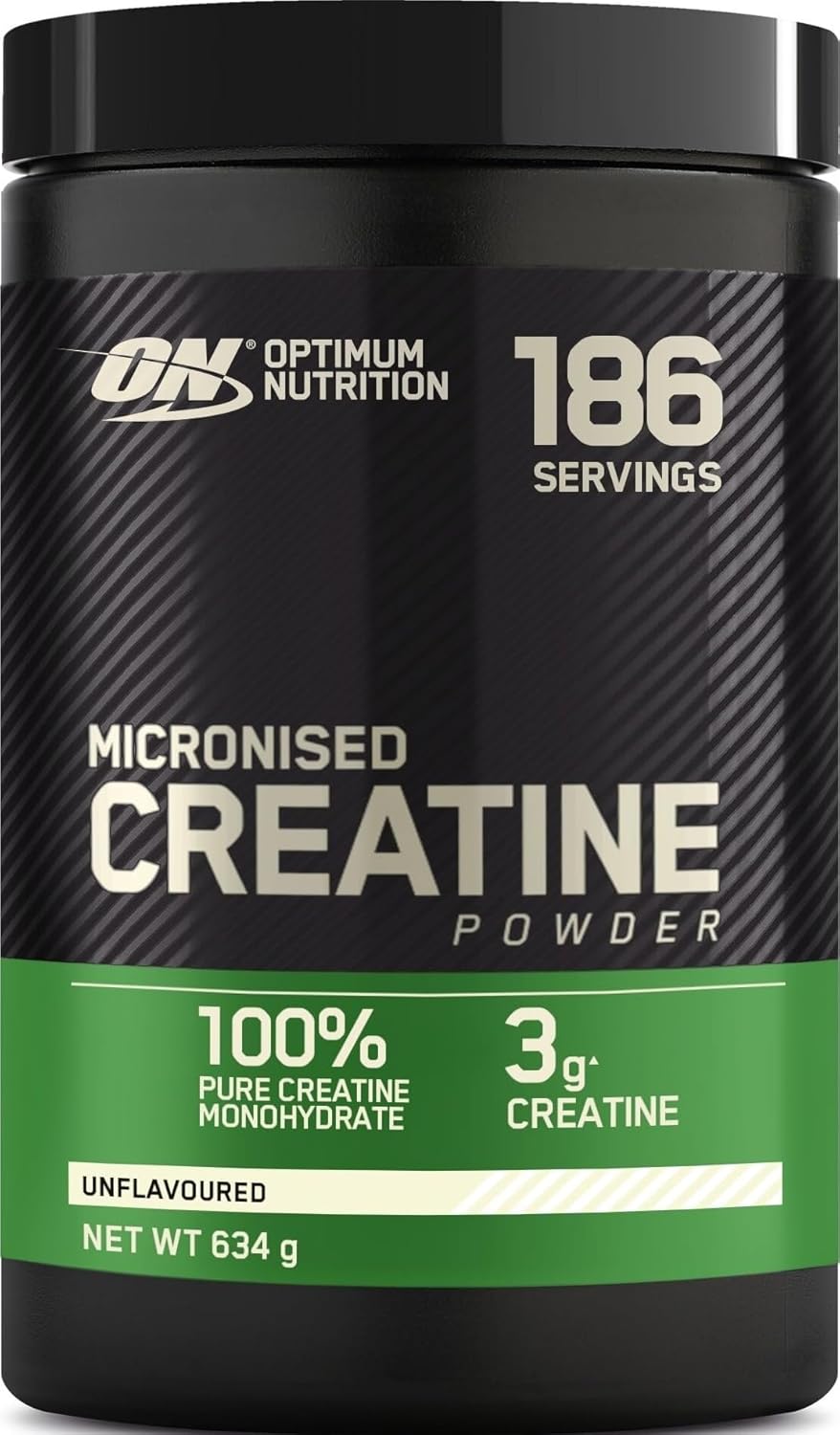 Creatina Micronizada Optimum Nutrition (186 Dosis)