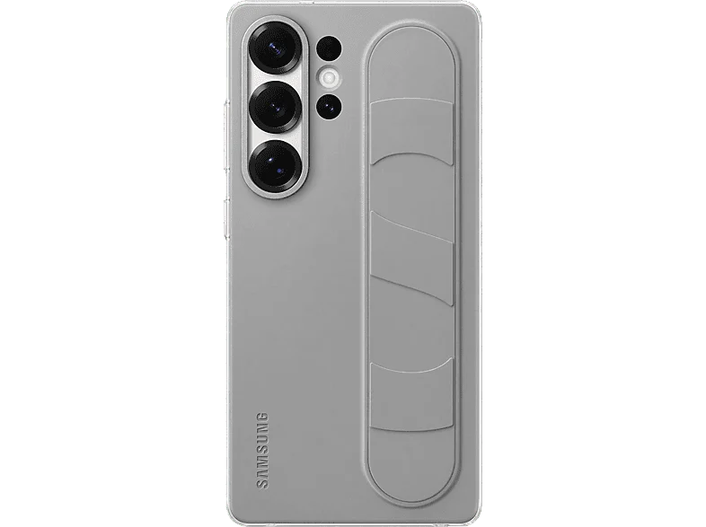 Funda móvil - Samsung Standing Grip con soporte, Para Galaxy S25 Ultra, Gris