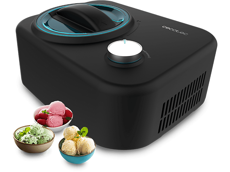 Heladera - Cecotec Gelacy 800, 100W, 0.8L, Compresor, Función enfriamiento, Automática, Cuenco extraíble