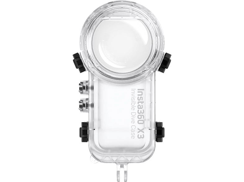 Carcasa cámara deportiva - Insta360 X3, IPX8, Resistente hasta 50m, Capturas 360, Transparente