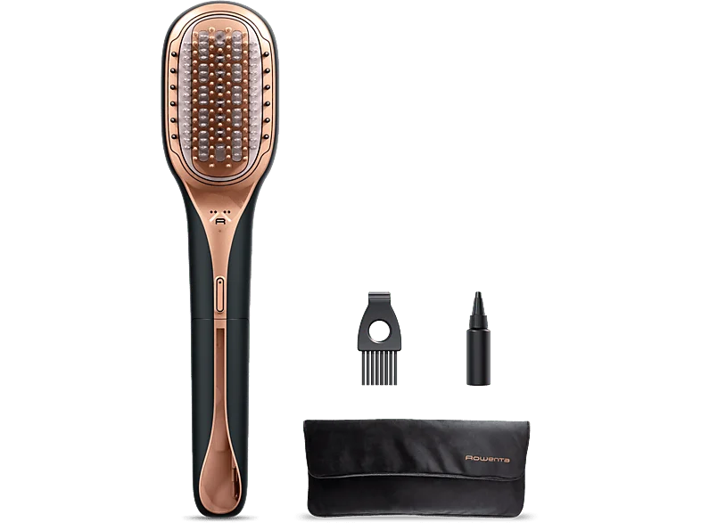 REACONDICIONADO Seminuevo Muy bueno Cepillo reparador de cabello - Rowenta Hair Therapist™ CF9940F0, Repara la fibra capilar, Tecnología Thermal Care