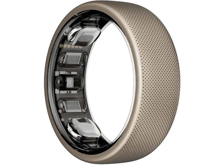 Anillo inteligente - Amazfit Helio Ring, 20.5 mAh, Talla 12, 10 ATM, 4 días Autonomía, Titanio