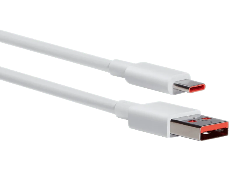 Cable USB a USB-C - Xiaomi 6A Type-A to Type-C Cable, 1m, 65W, Blanco