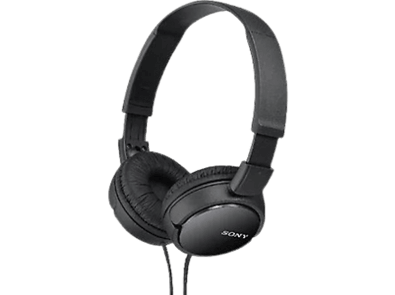 Auriculares - Sony MDR-ZX110, Con cable, 12 Hz- 22kHz, 98 dB, De diadema, Supra-aural, Negro