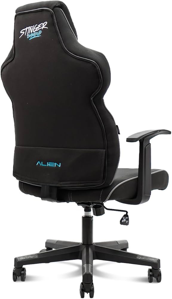 REACONDICIONADO Seminuevo Bueno Silla gaming - Woxter Stinger Station Alien, Carga máx. 150 kg, Eje de Resistencia Acero, 5 Ruedas Nylon